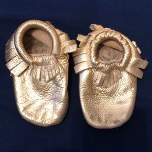 Freshly picked moccasins, gold